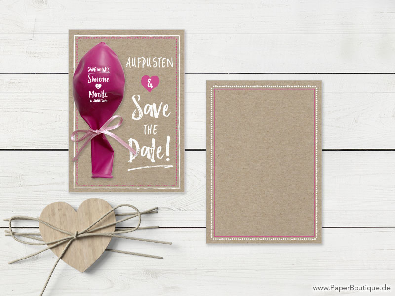 Save-The-Date Karten zur Hochzeit
